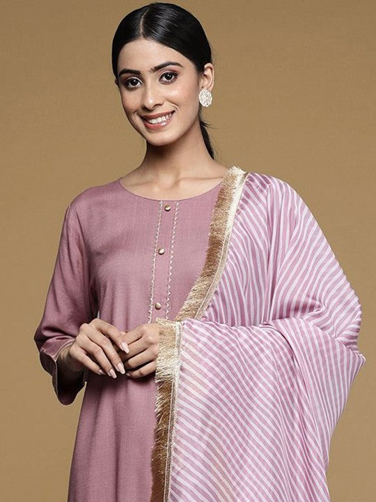 House of Pataudi Women Solid Kurta