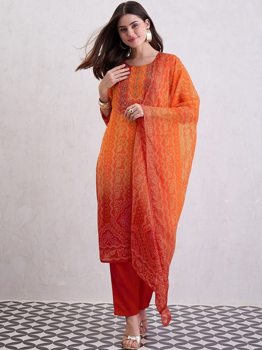 CHETI Women Natural Crepe Kurta