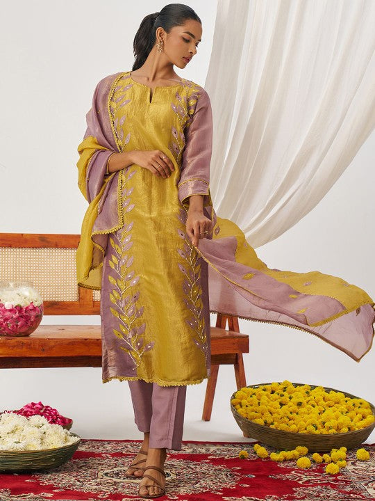 ALIZEH Women Ethnic Motifs Embroidered Thread Work Kurta