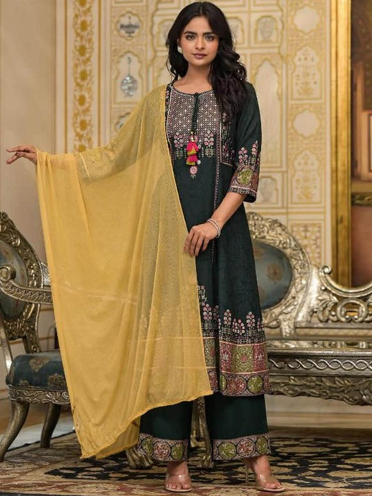 Aralia Women Floral Embroidered Kurta