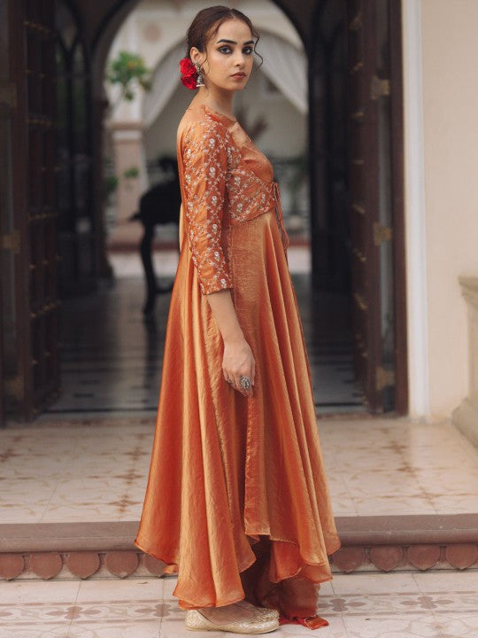 anayna Women Ethnic Motifs Embroidered Panelled Kurta