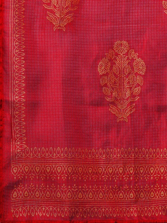 DIVASTRI Magic V-Neck Panelled Anarkali Kurta With Trousers & Dupatta