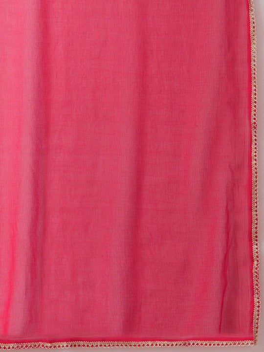 FASHOR Ethnic Motifs Embroidered Panelled Kurta