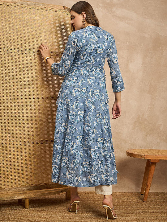 all about you Women Printed A-Line Ethnic Dresses