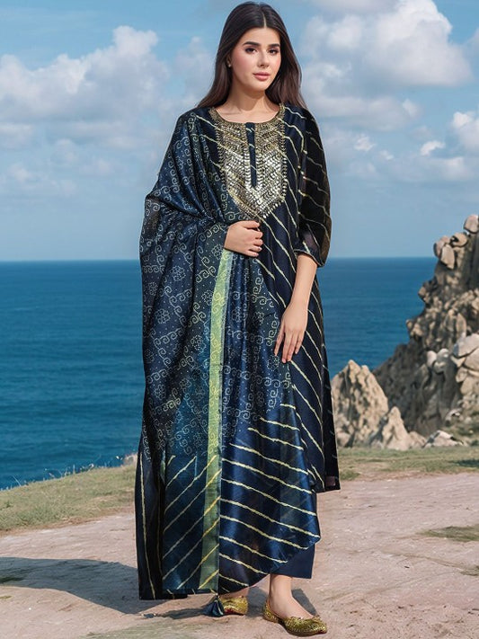 Aaghnya Women Striped Kurta