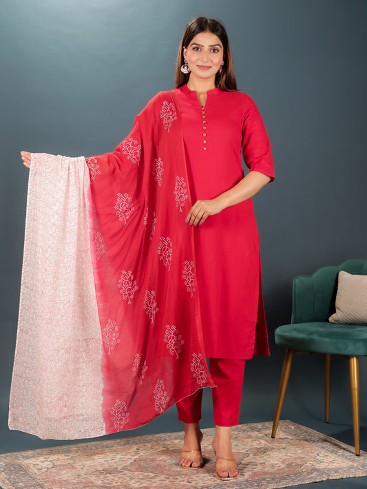 Muslin Geometric Dupatta