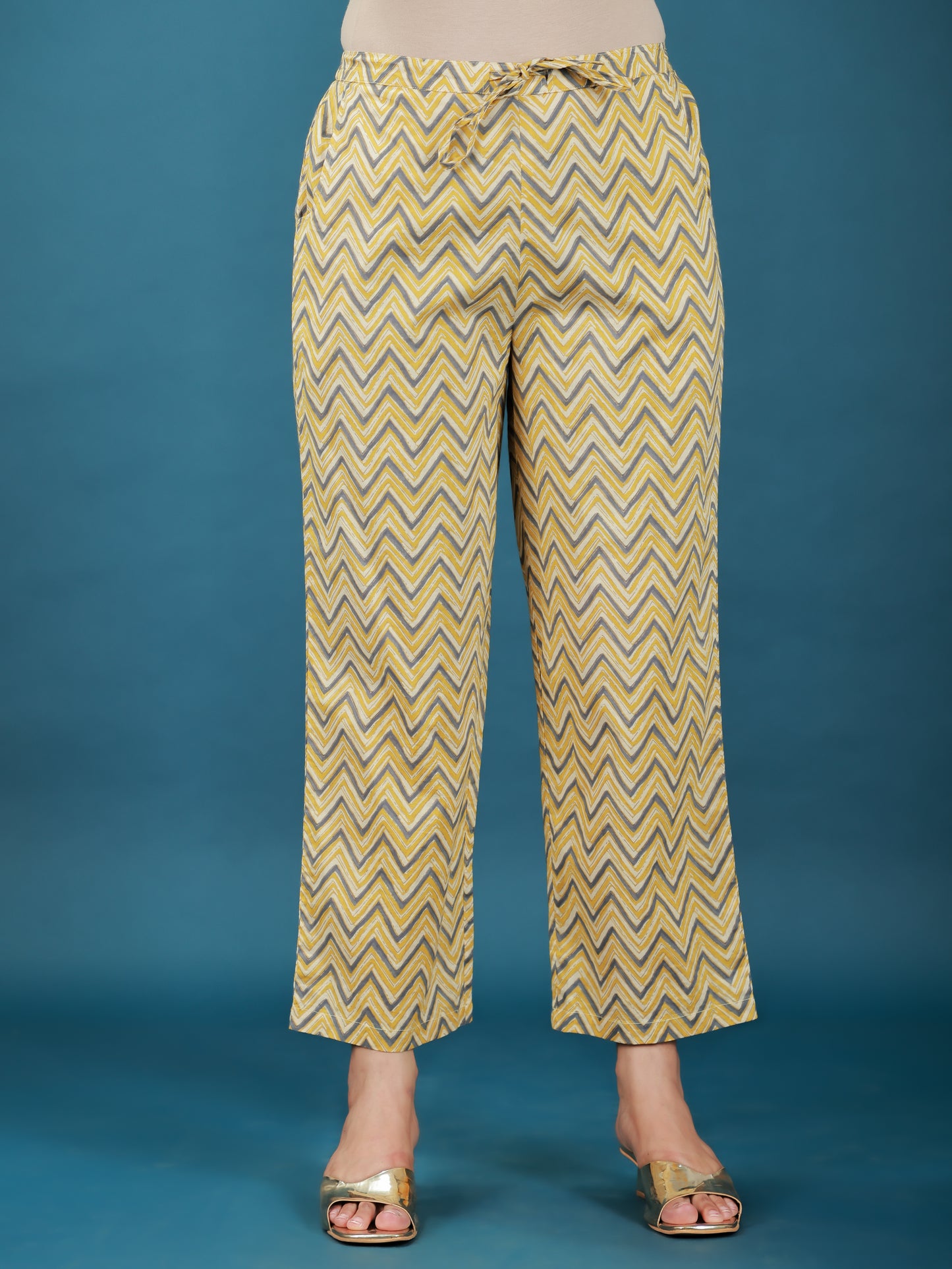 Soft Cotton Gold foil Pant