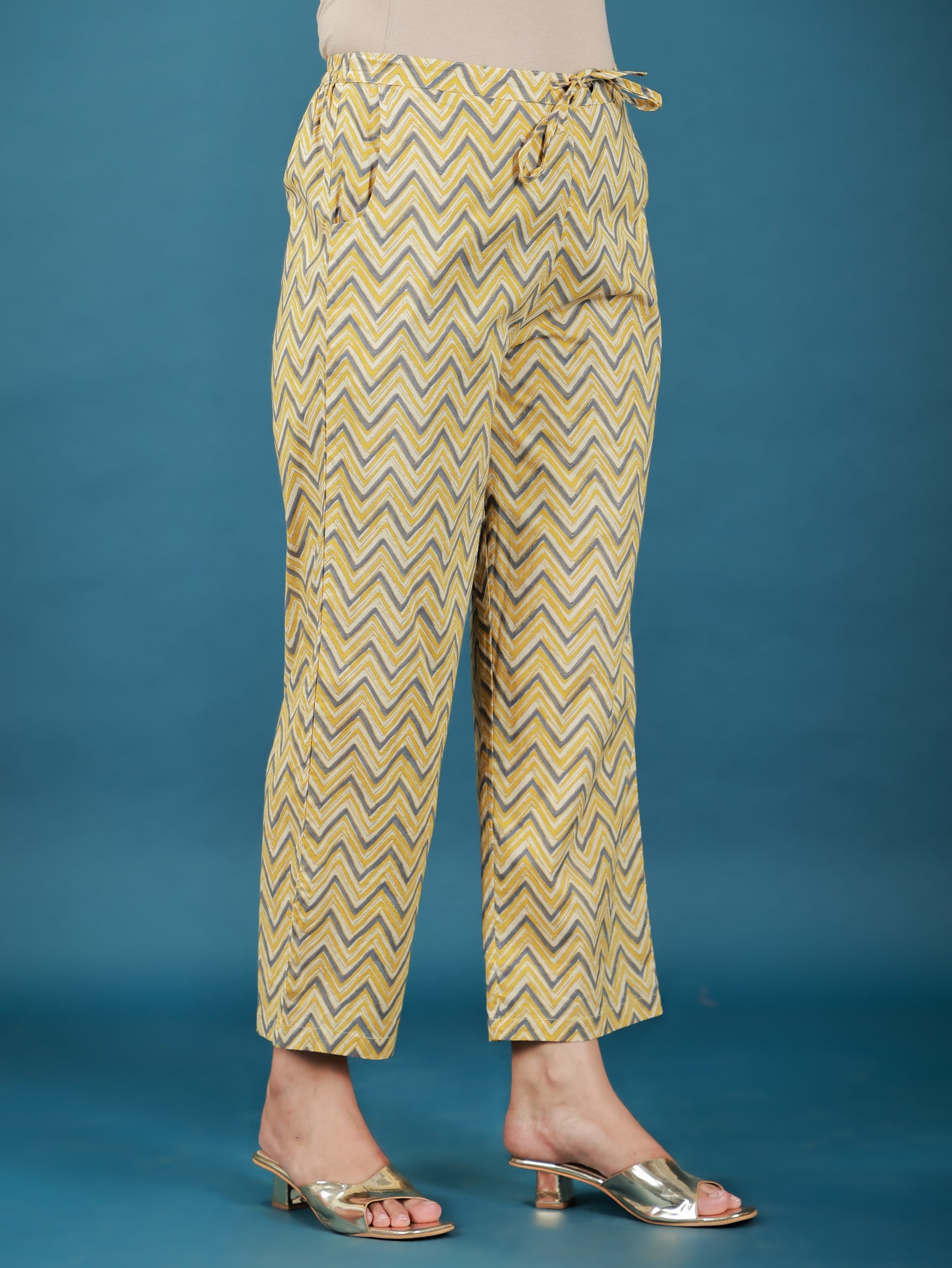 Soft Cotton Gold foil Pant