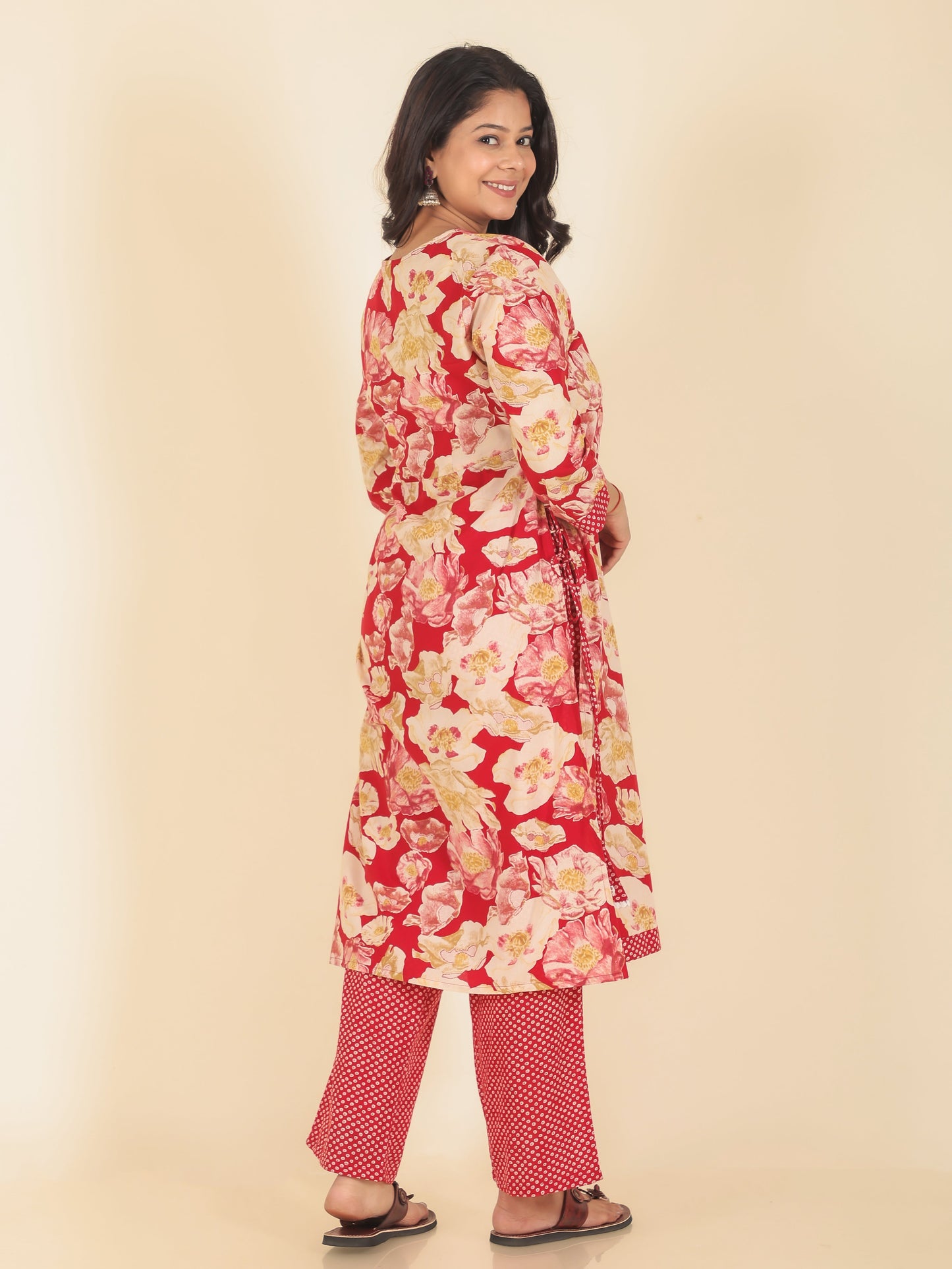 Soft Cotton Floral Kurta