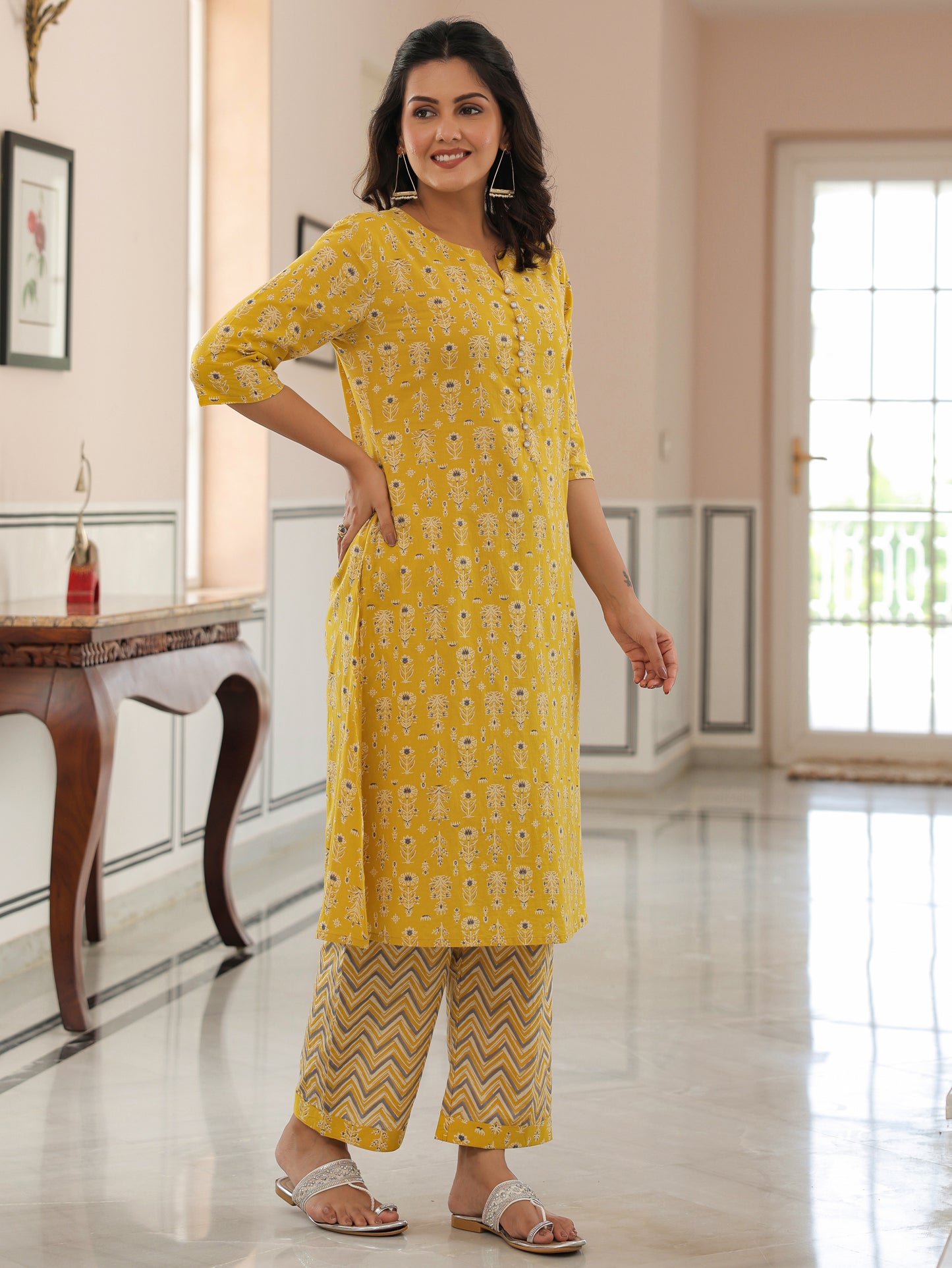 Soft Cotton Printed Kurta