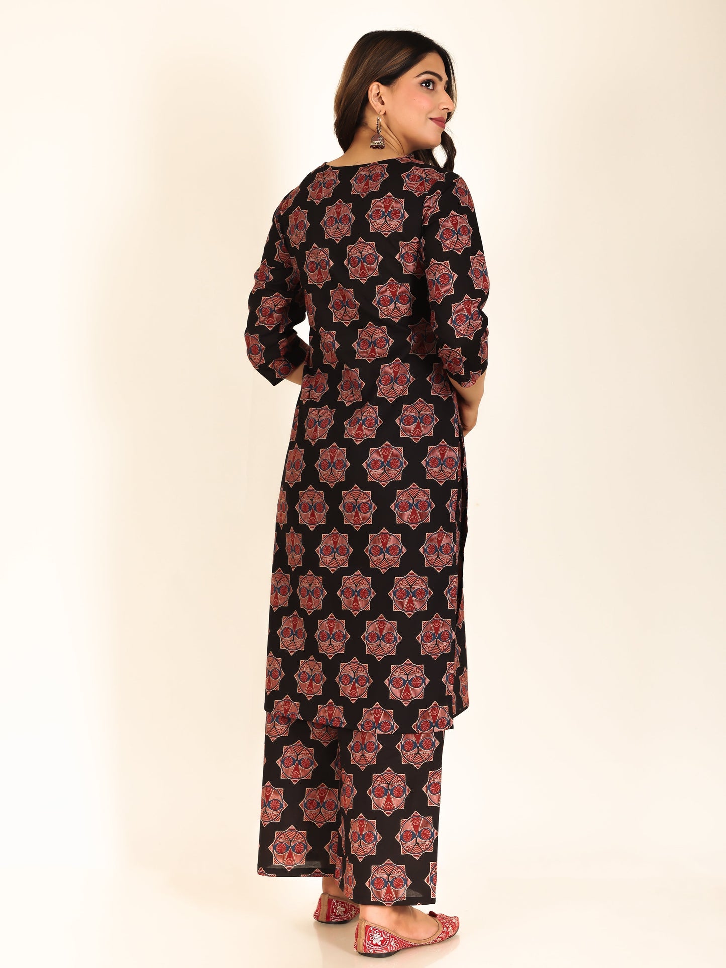 Soft Cotton Ajrakh Kurta