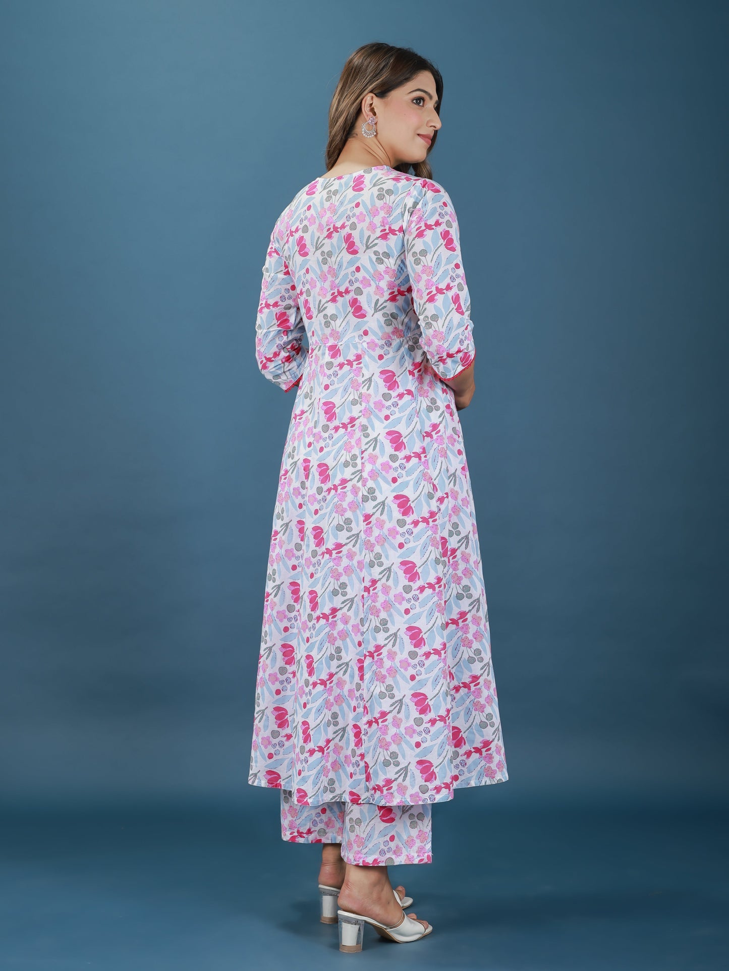 Soft Cotton Floral Kurta