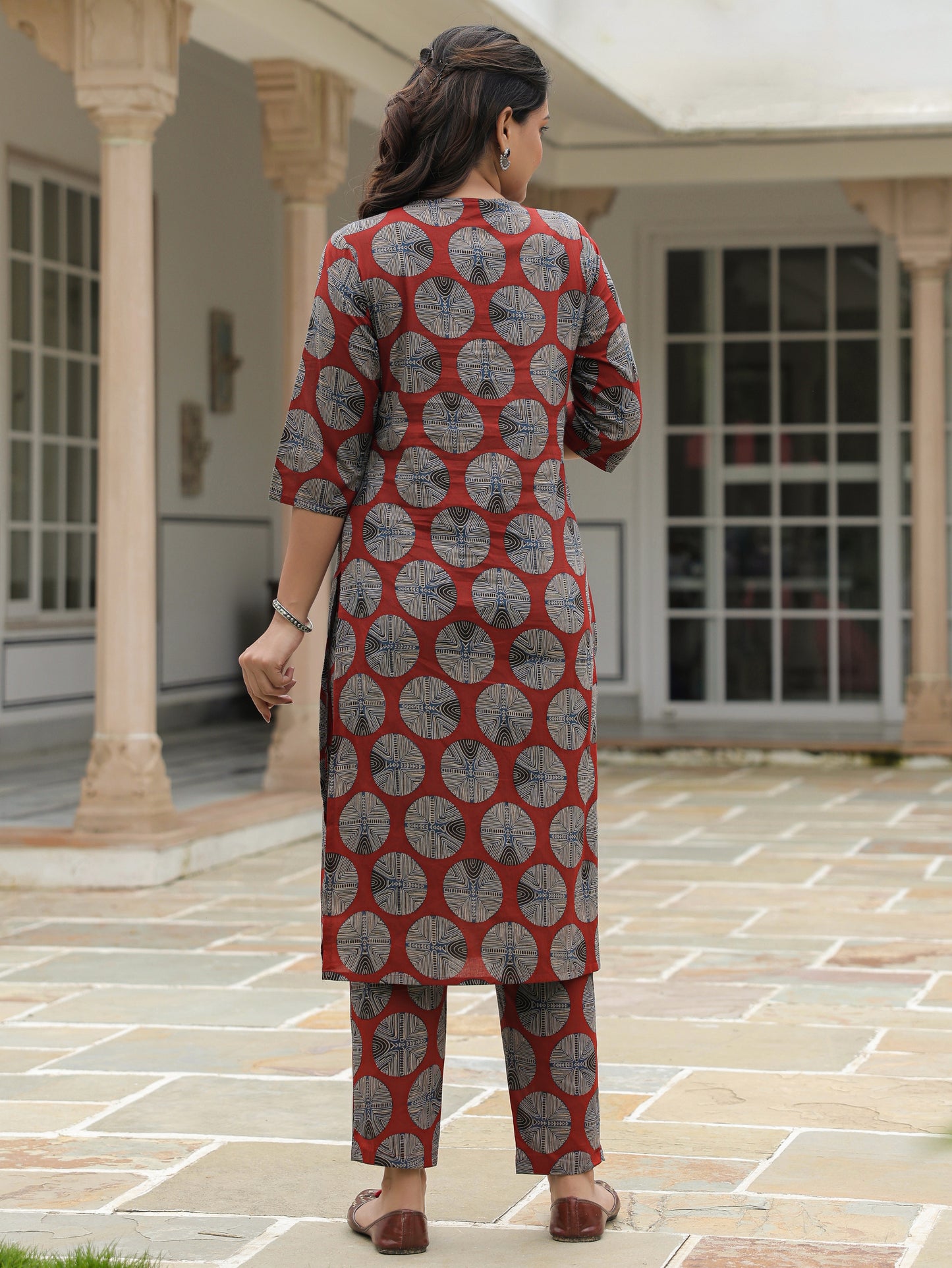 Soft Cotton Abstract Kurta