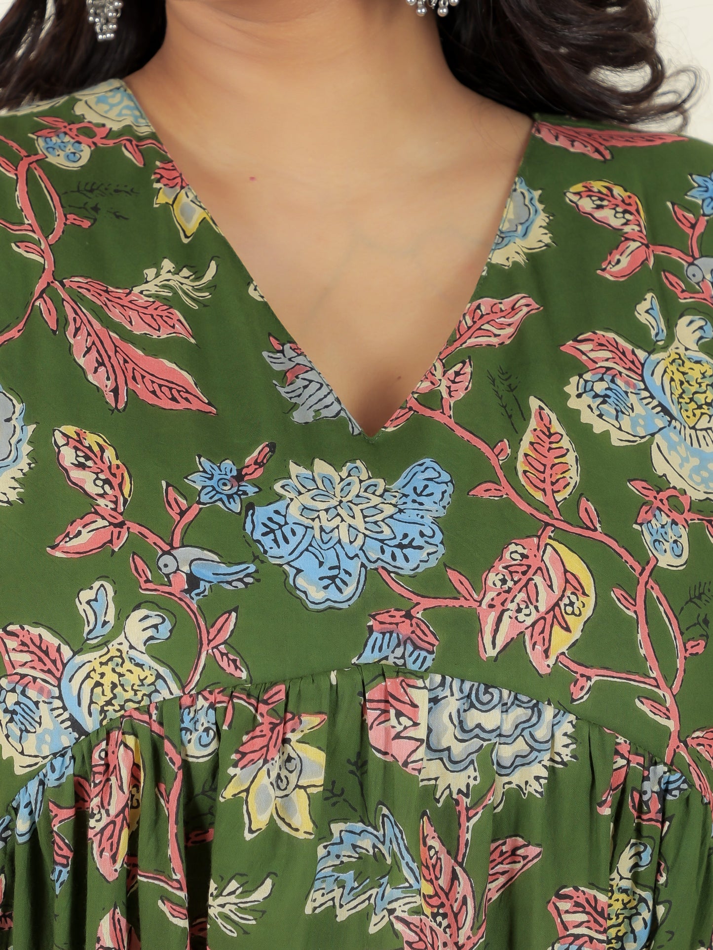 Soft Cotton Floral Kurta