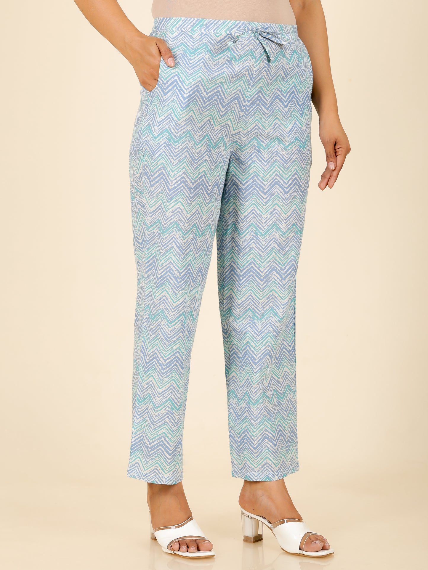 Soft Cotton Cheveron Pant