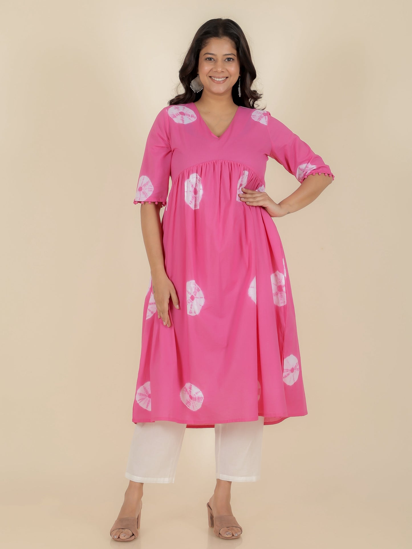 Soft Cotton Tie-Dye Kurta