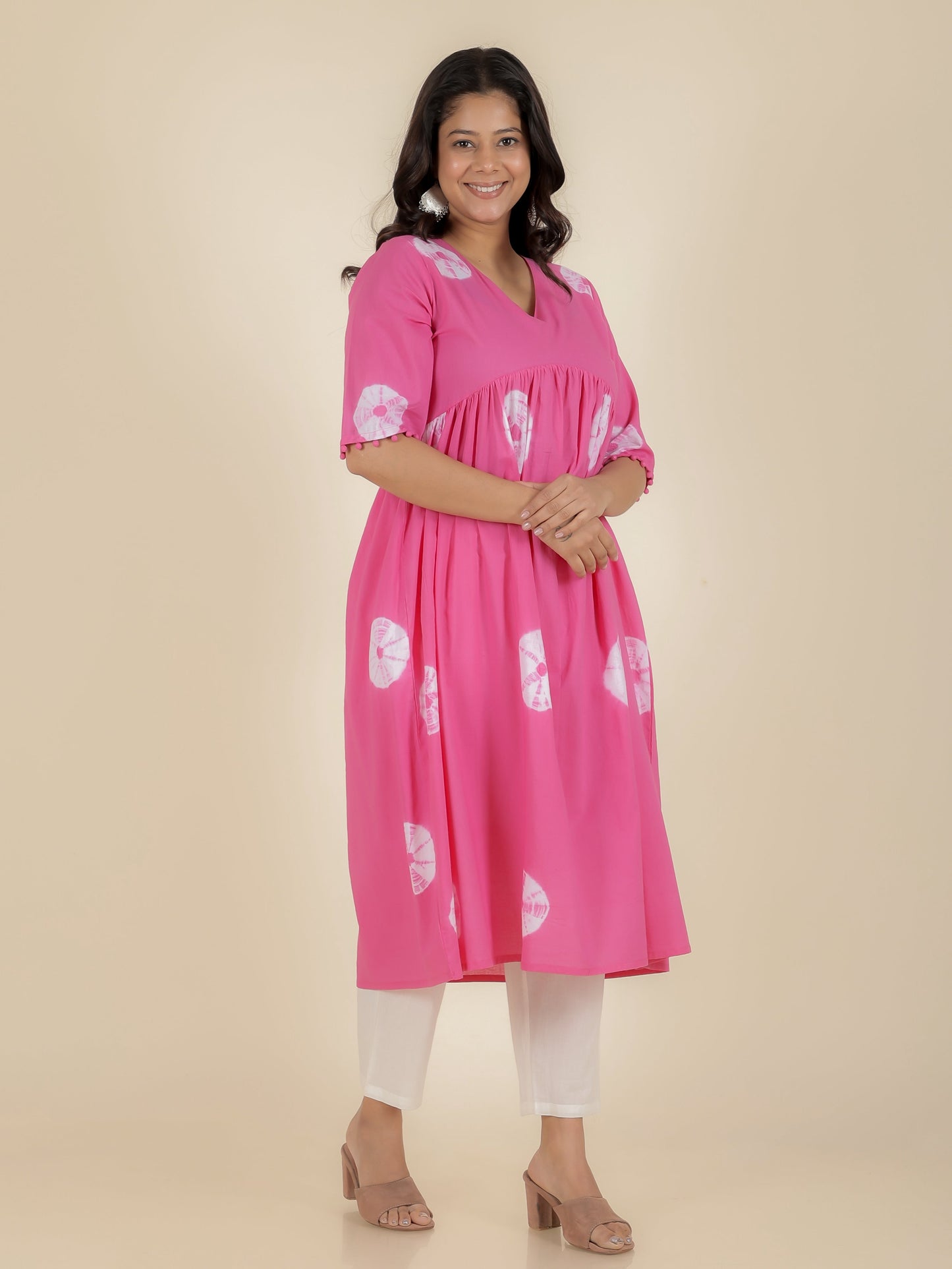 Soft Cotton Tie-Dye Kurta