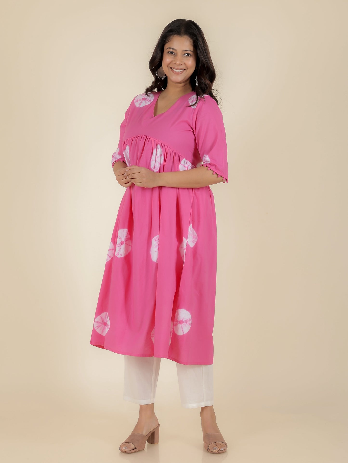 Soft Cotton Tie-Dye Kurta