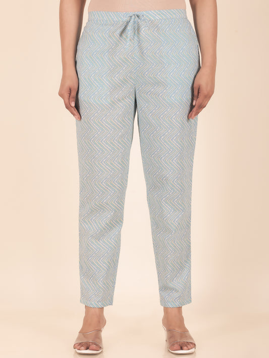 Soft Cotton Chevron Pant