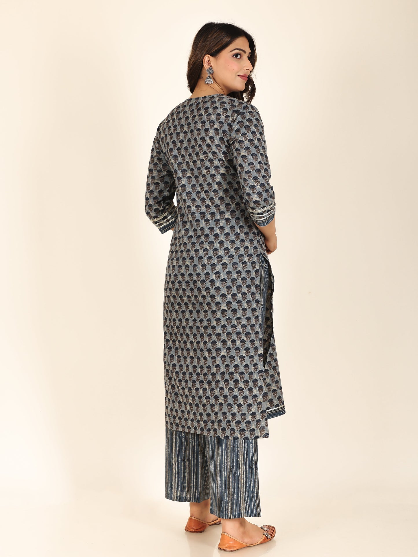 Soft Cotton Floral Kurta