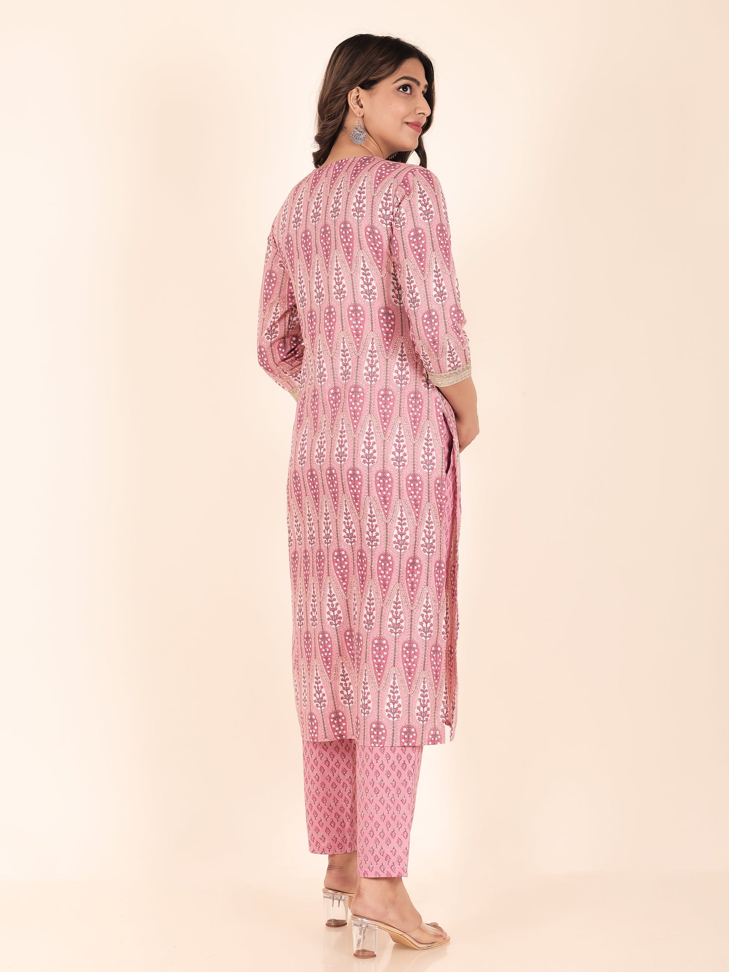 Soft Cotton Floral Kurta