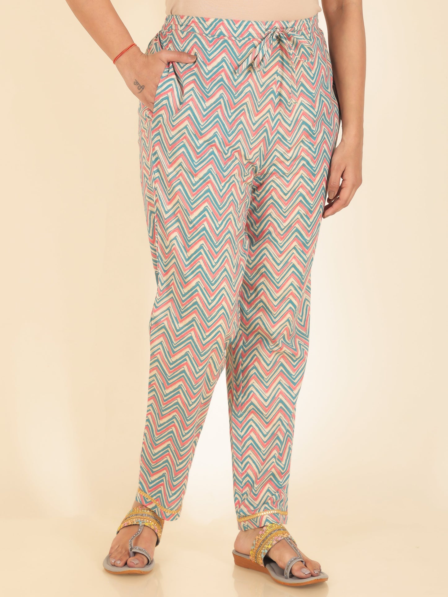 Soft Cotton Chevron Pant