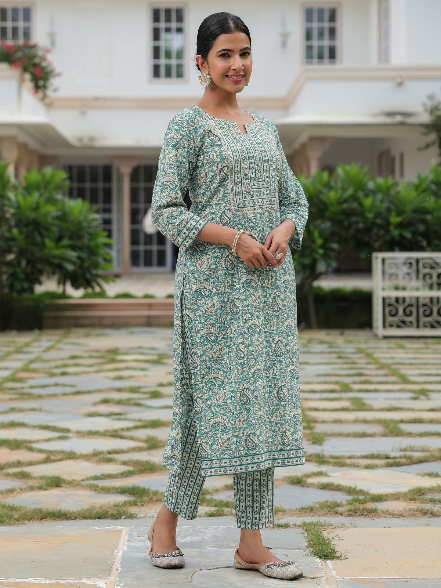 Soft Cotton Paisley Kurta