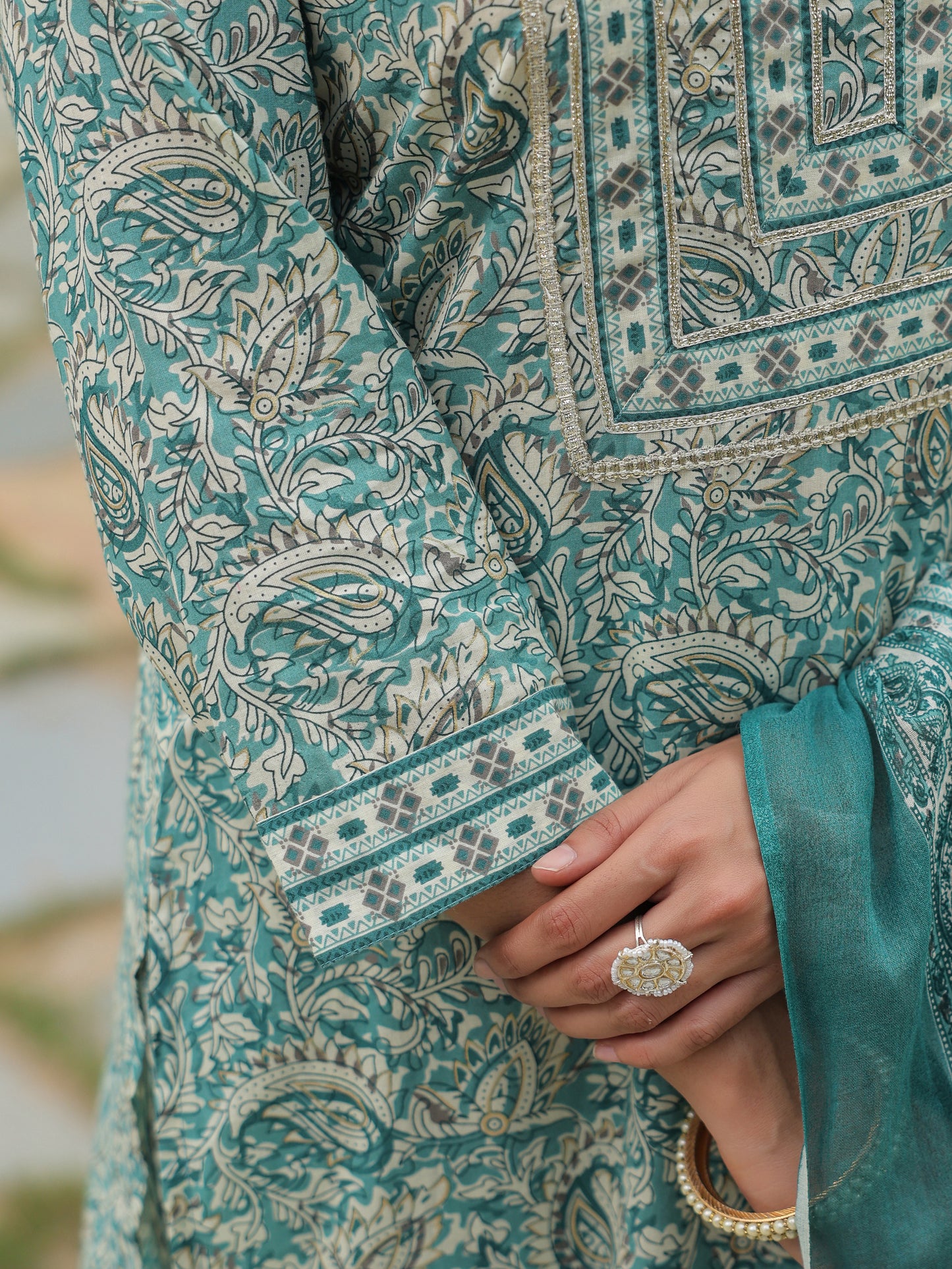 Soft Cotton Paisley Kurta