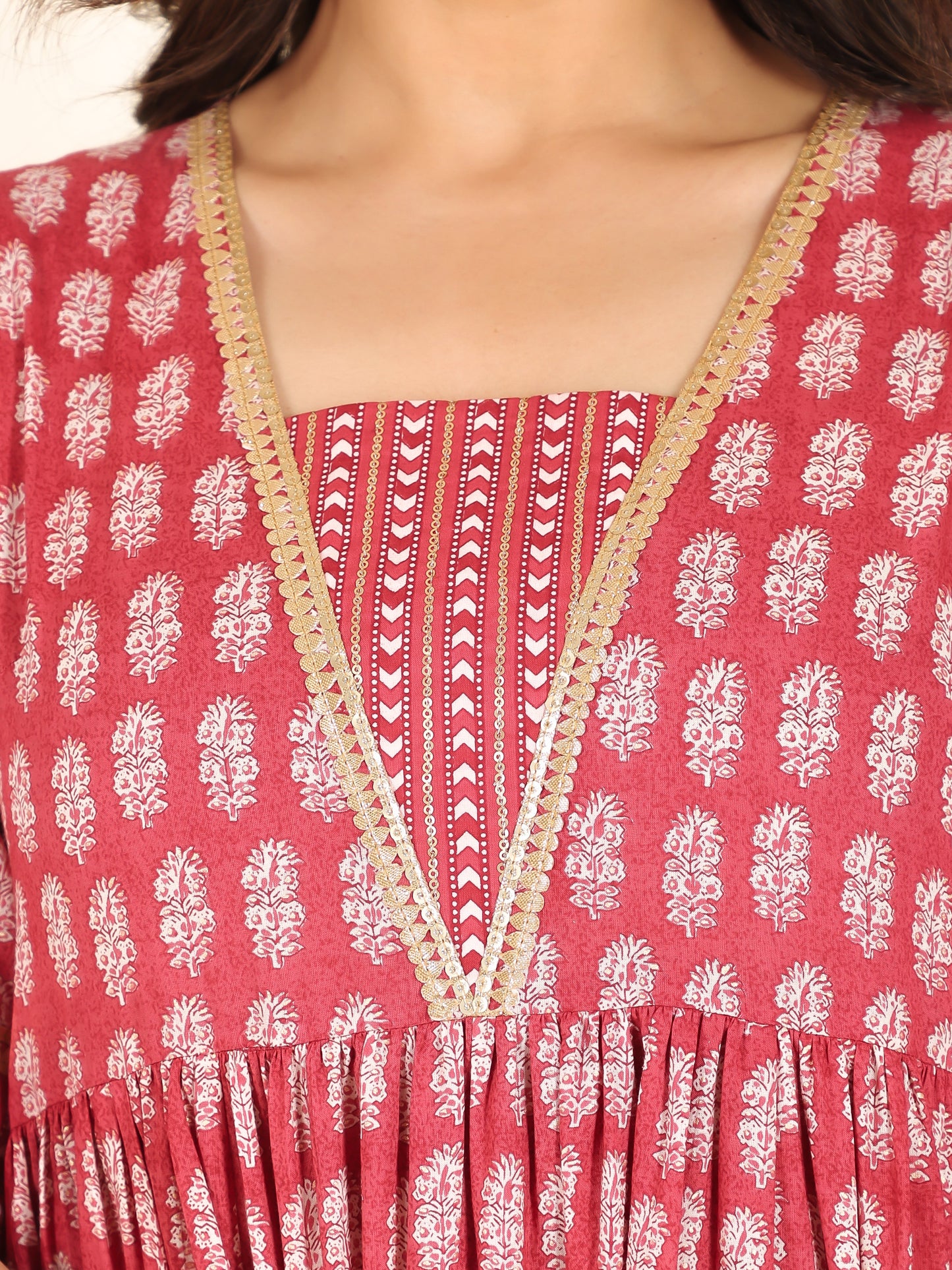 Soft Cotton Block Kurta