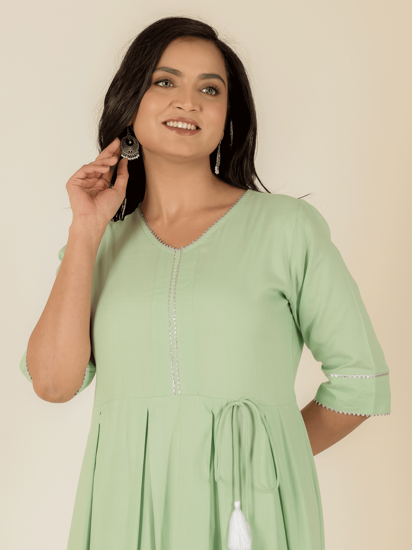 Rayon Solid Kurta