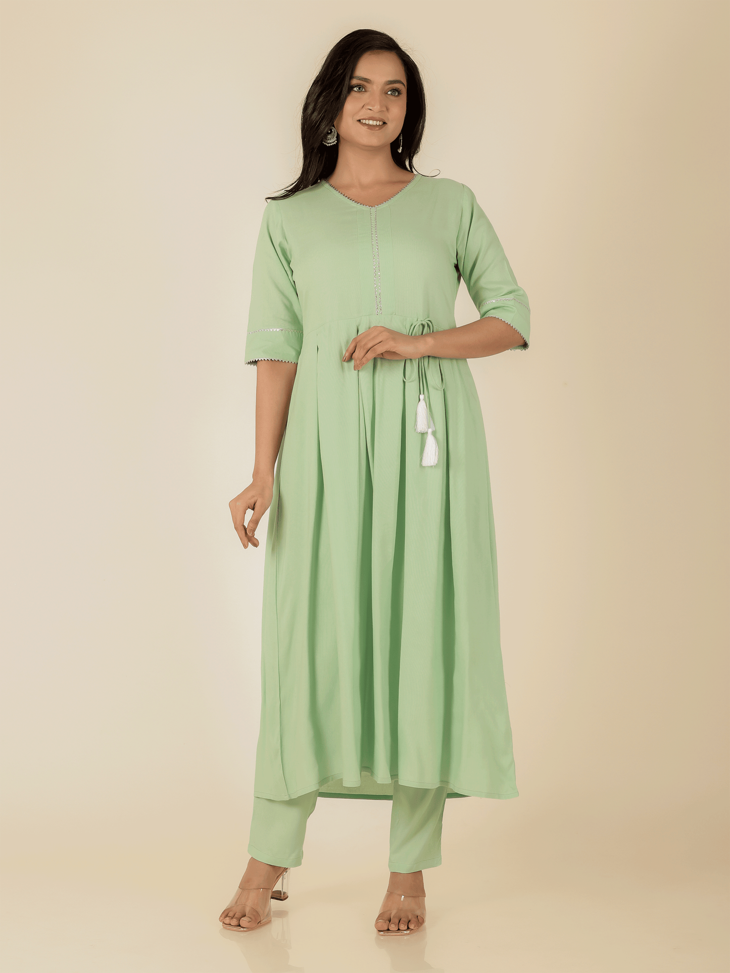 Rayon Solid Kurta