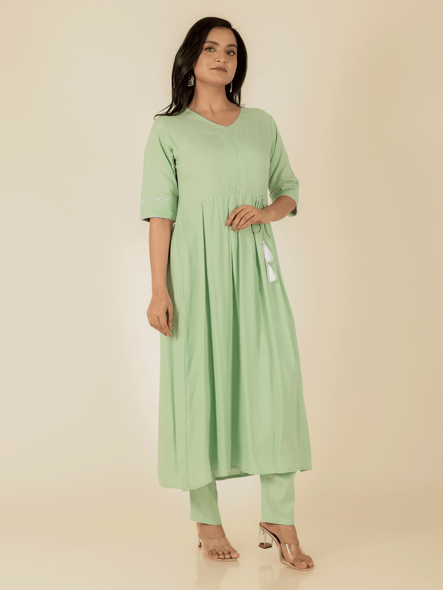 Rayon Solid Kurta