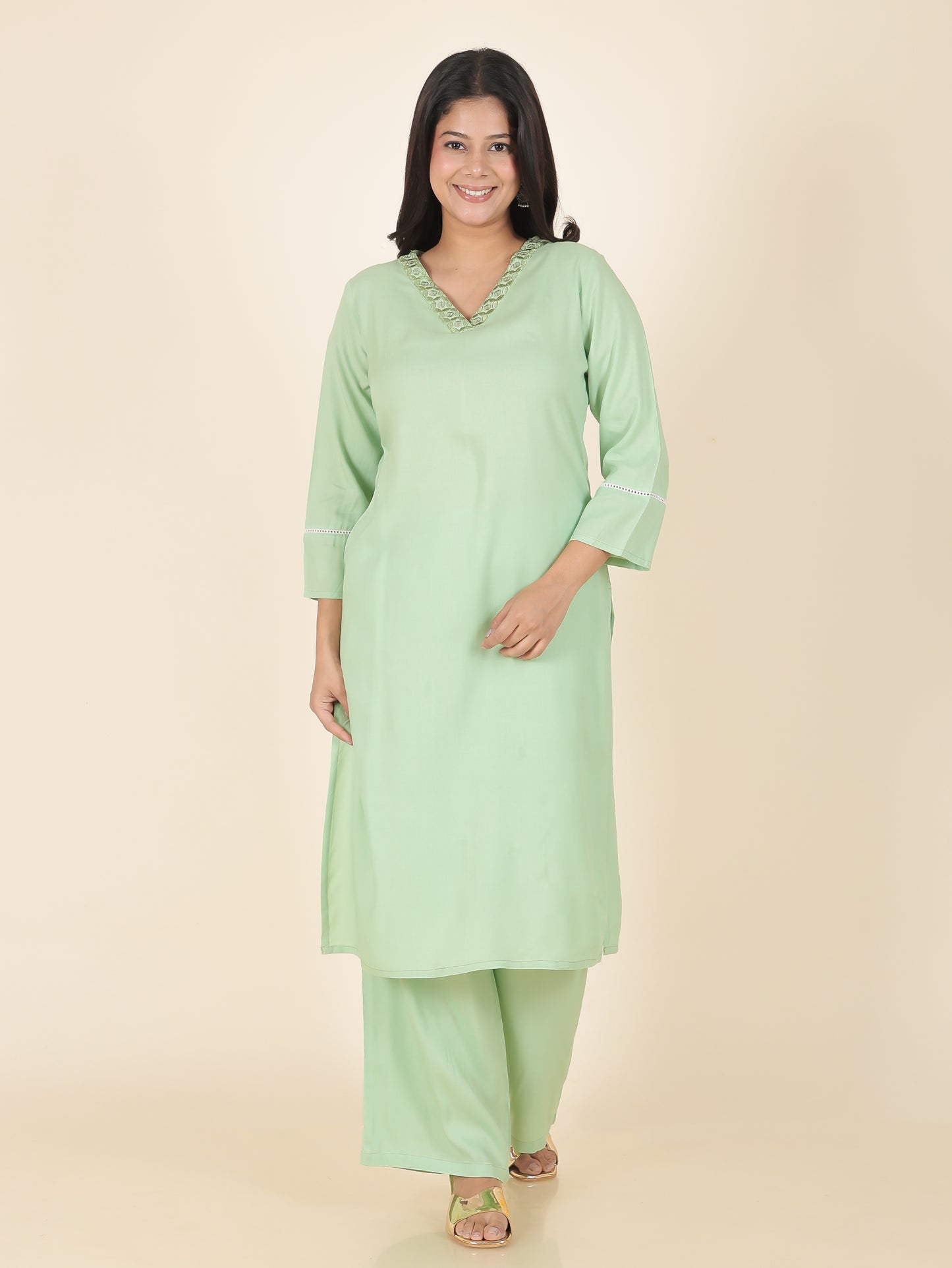 Rayon Solid Kurta