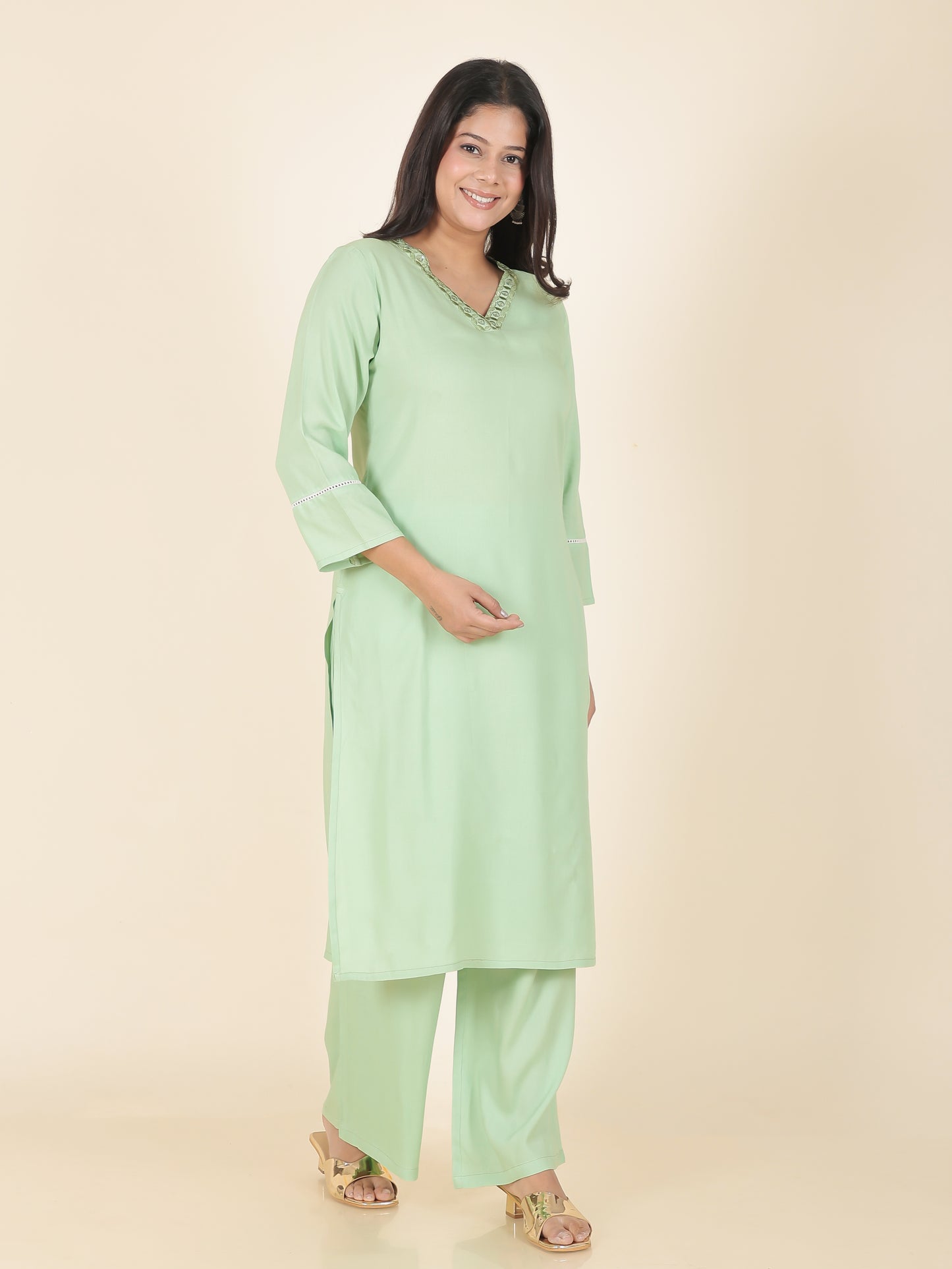 Rayon Solid Kurta