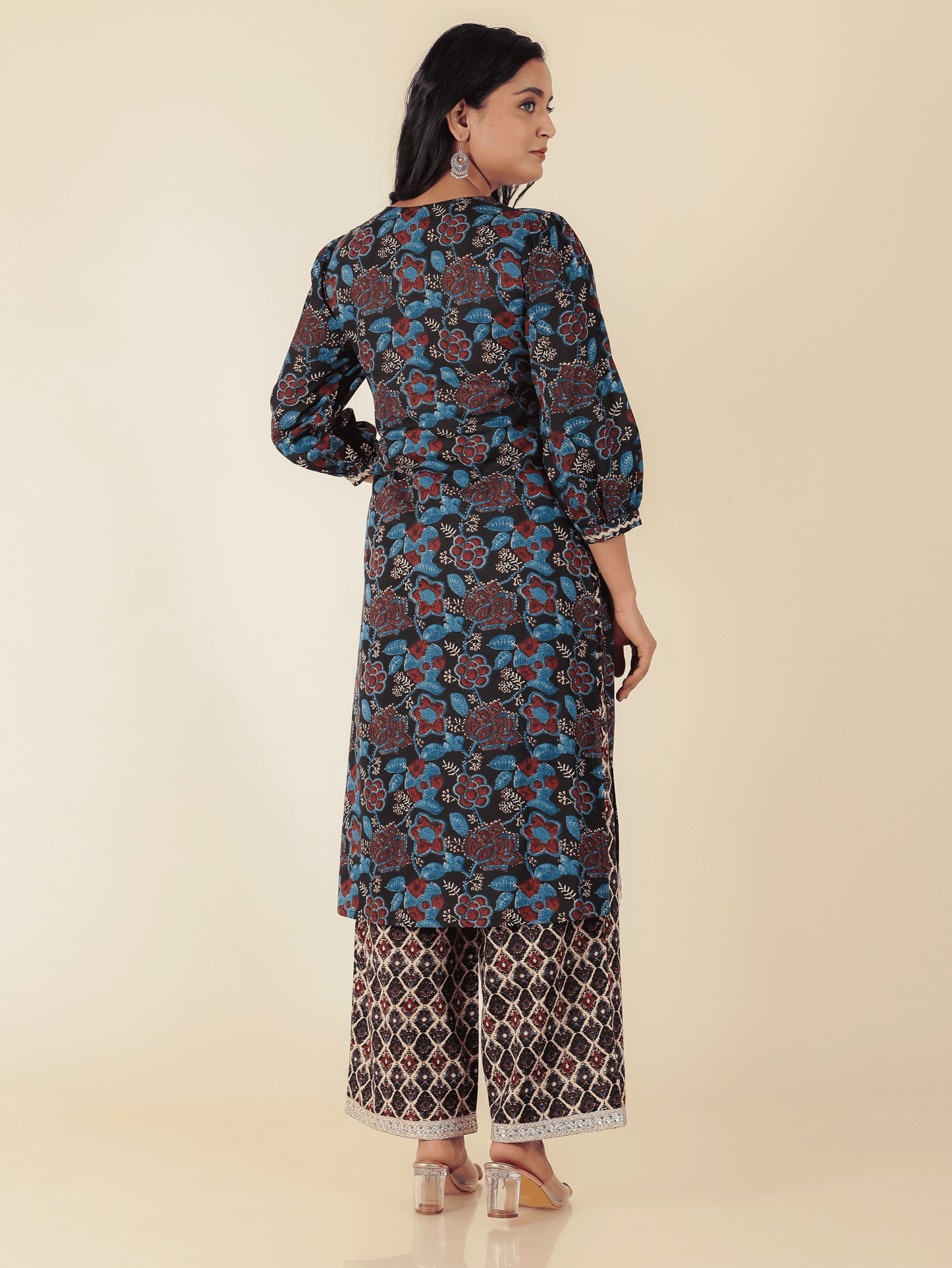 Soft Cotton Floral Kurta