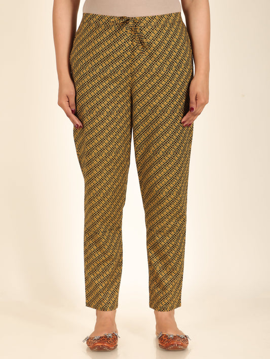 Soft Cotton Striped Pant