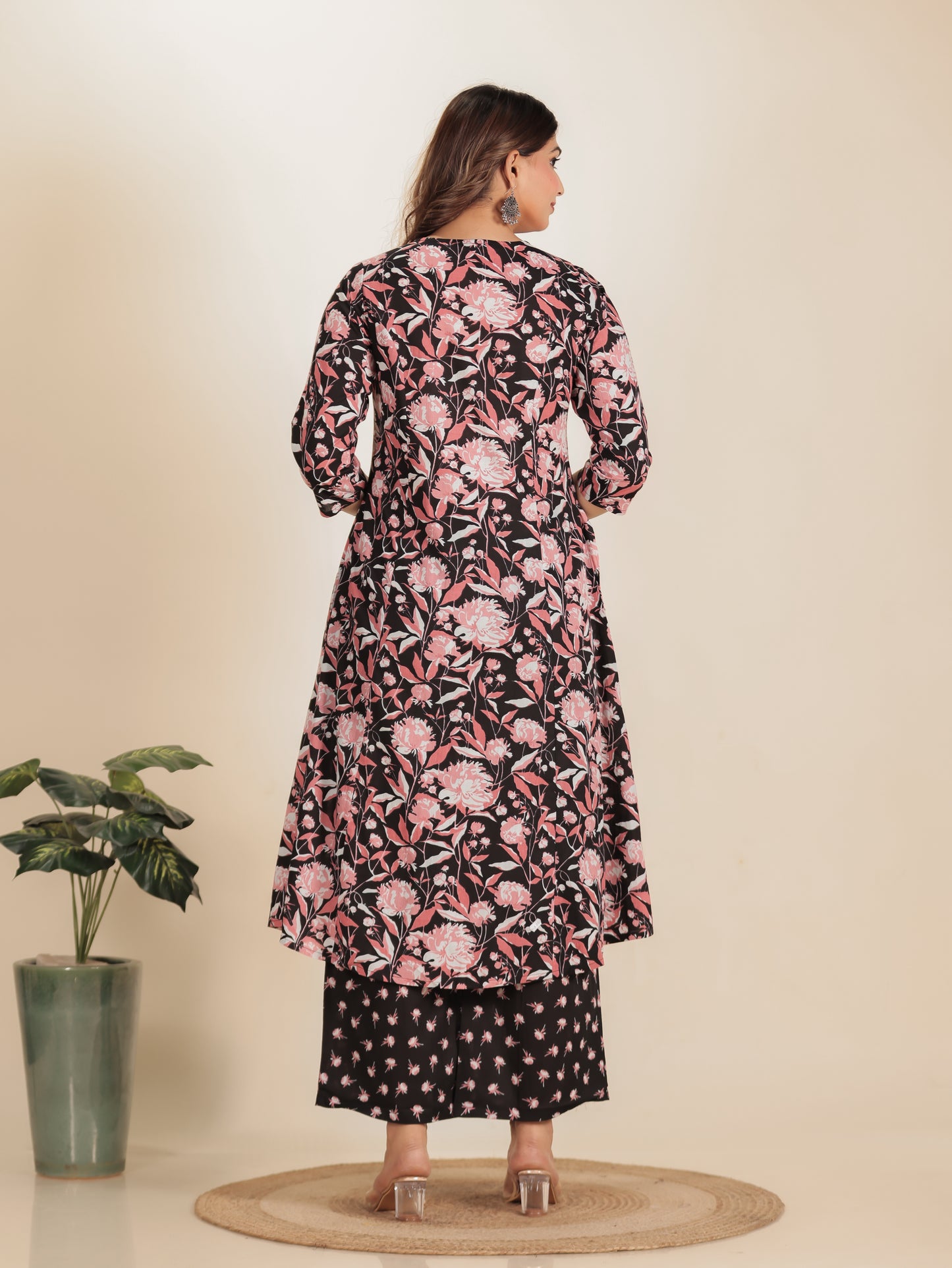 Soft Cotton Floral Kurta