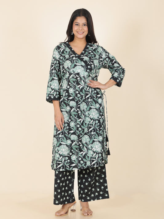 Soft Cotton Floral Kurta