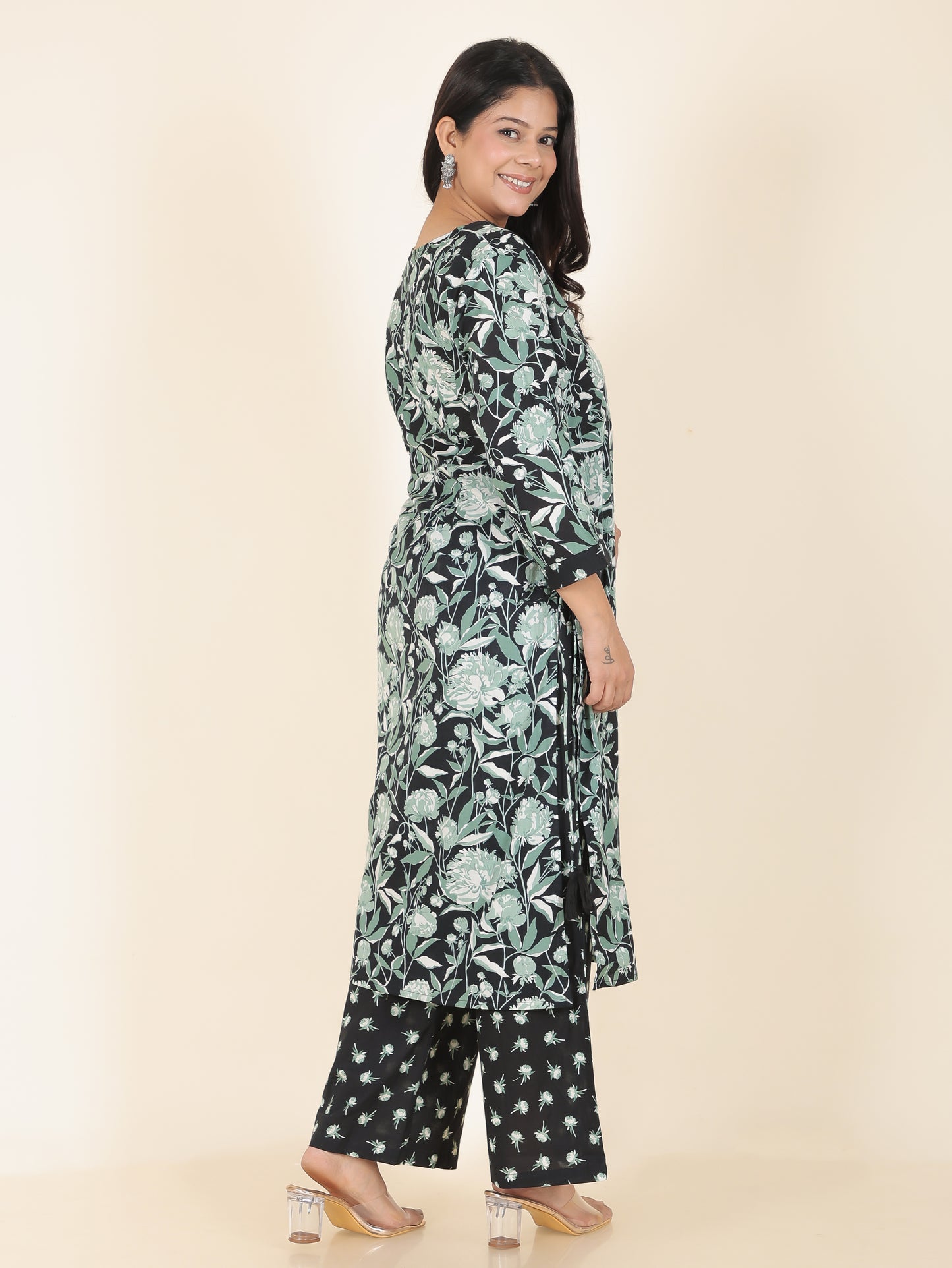 Soft Cotton Floral Kurta