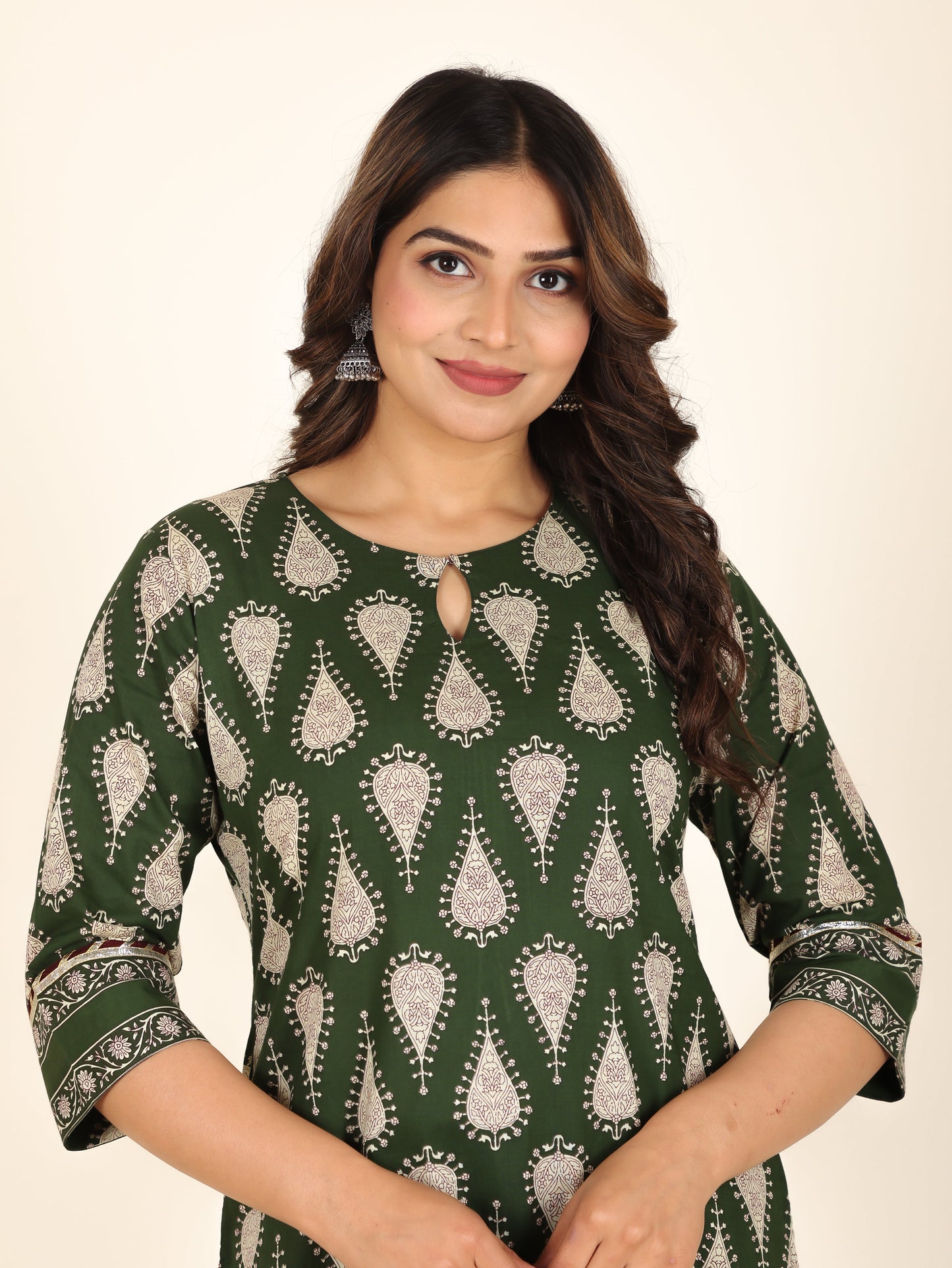 Soft Cotton Floral Kurta