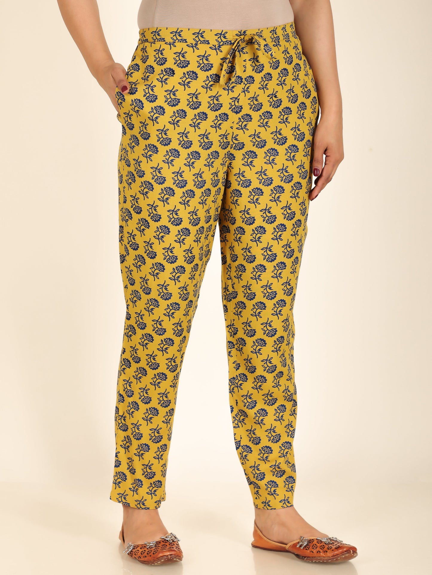 Rayon Floral Pant