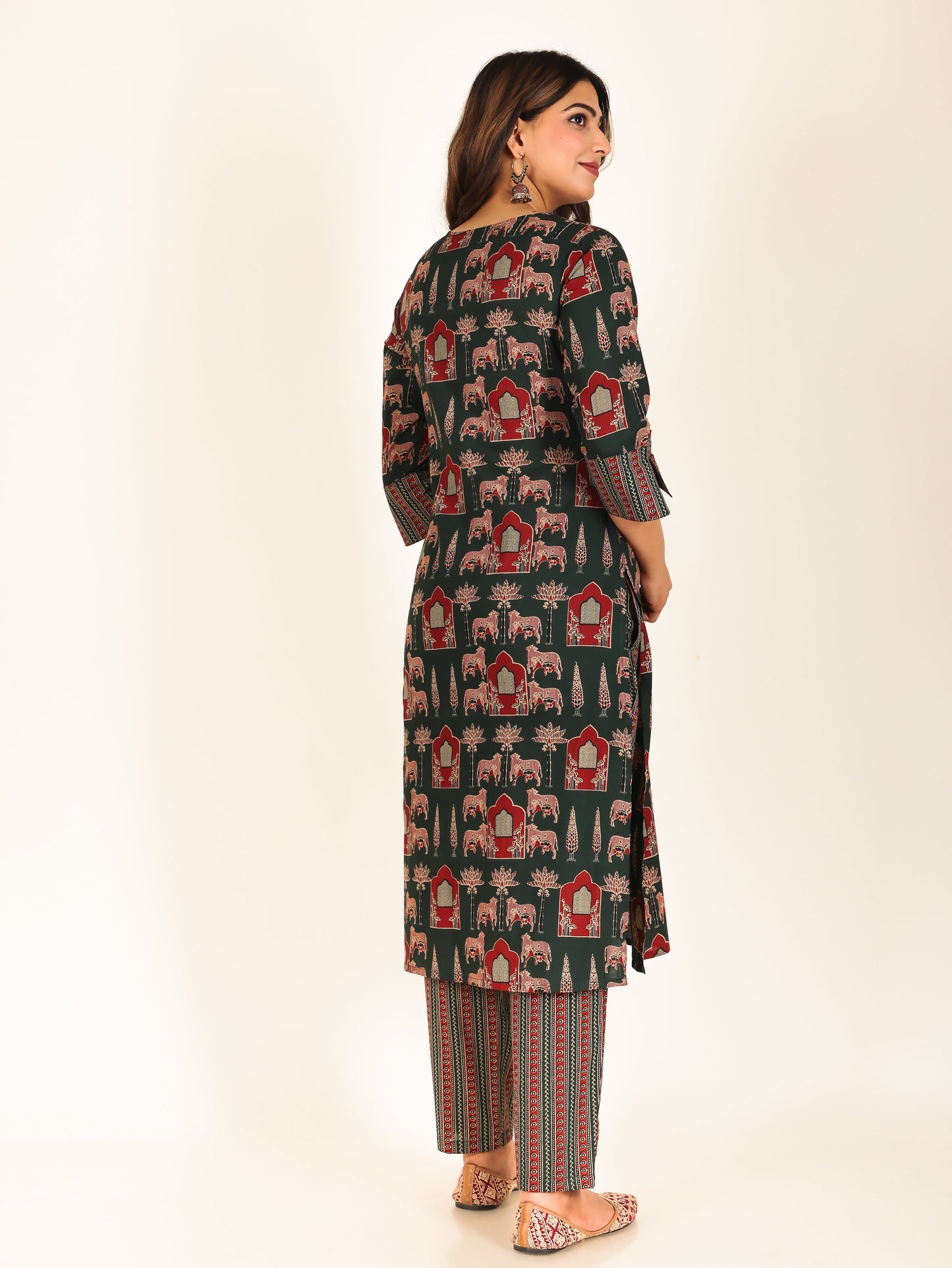 Soft Cotton Abstract Kurta