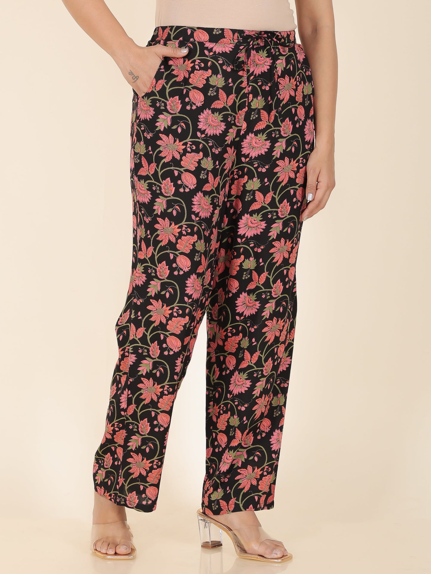 Rayon Floral Pant