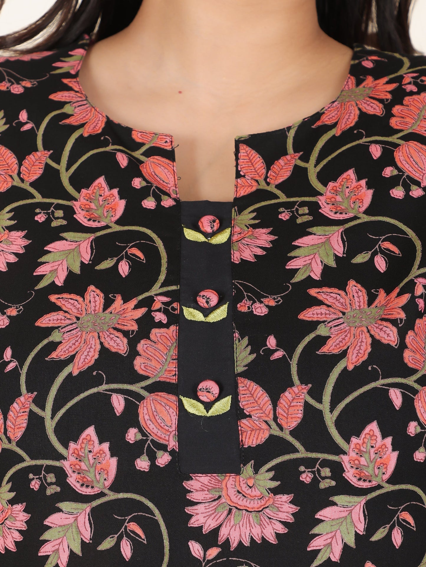 Rayon Floral Kurta