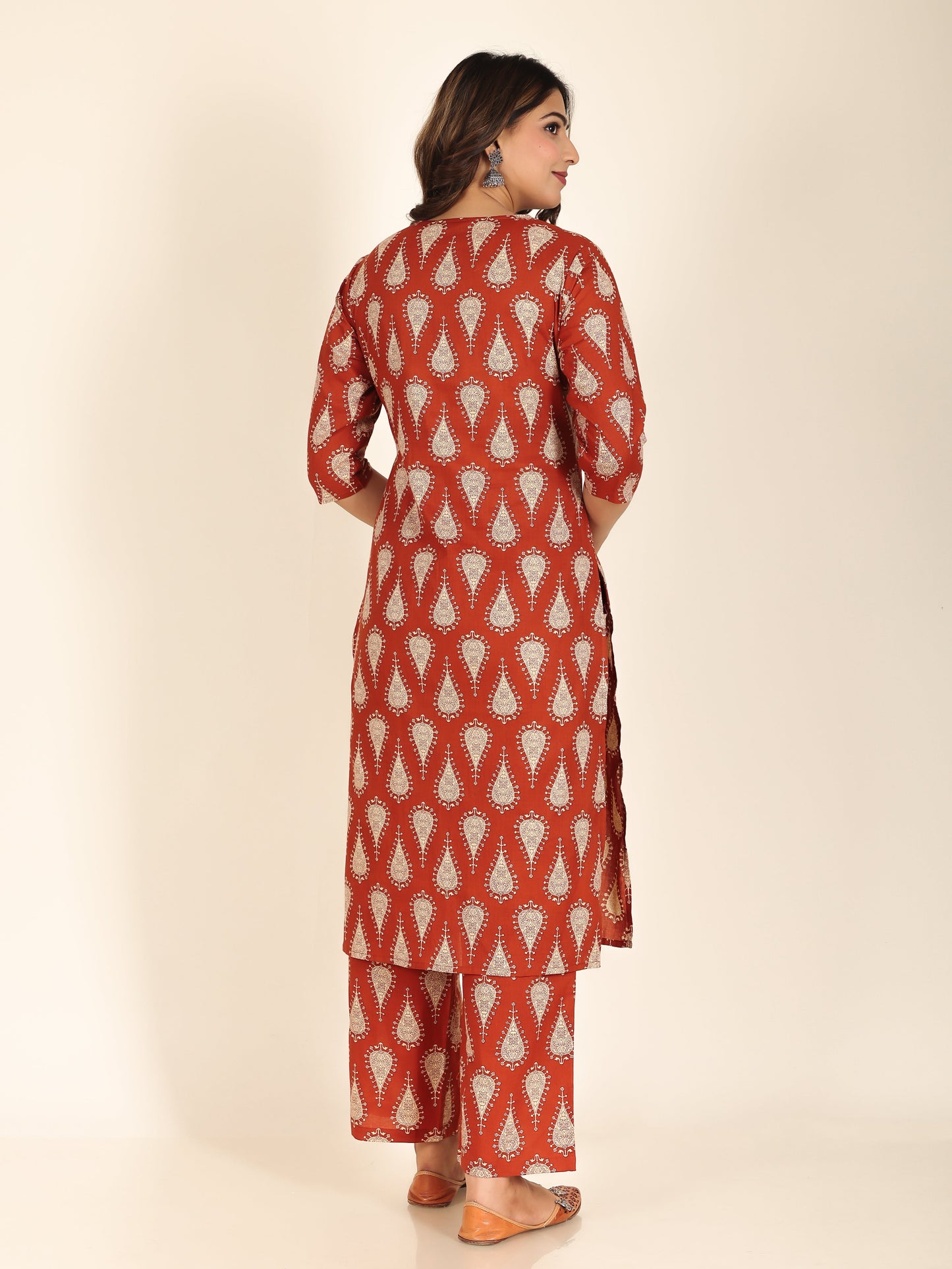 Soft Cotton Floral Kurta