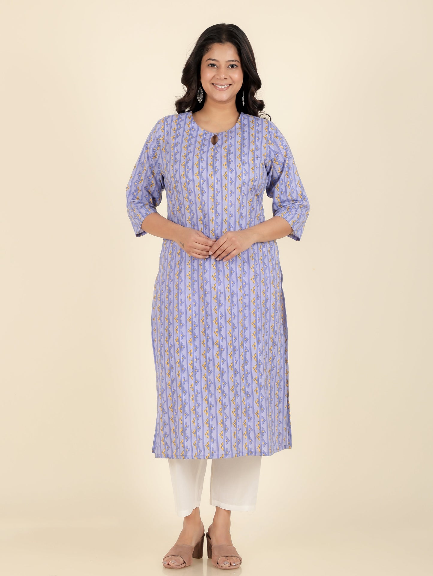 Soft Cotton Striped Kurta