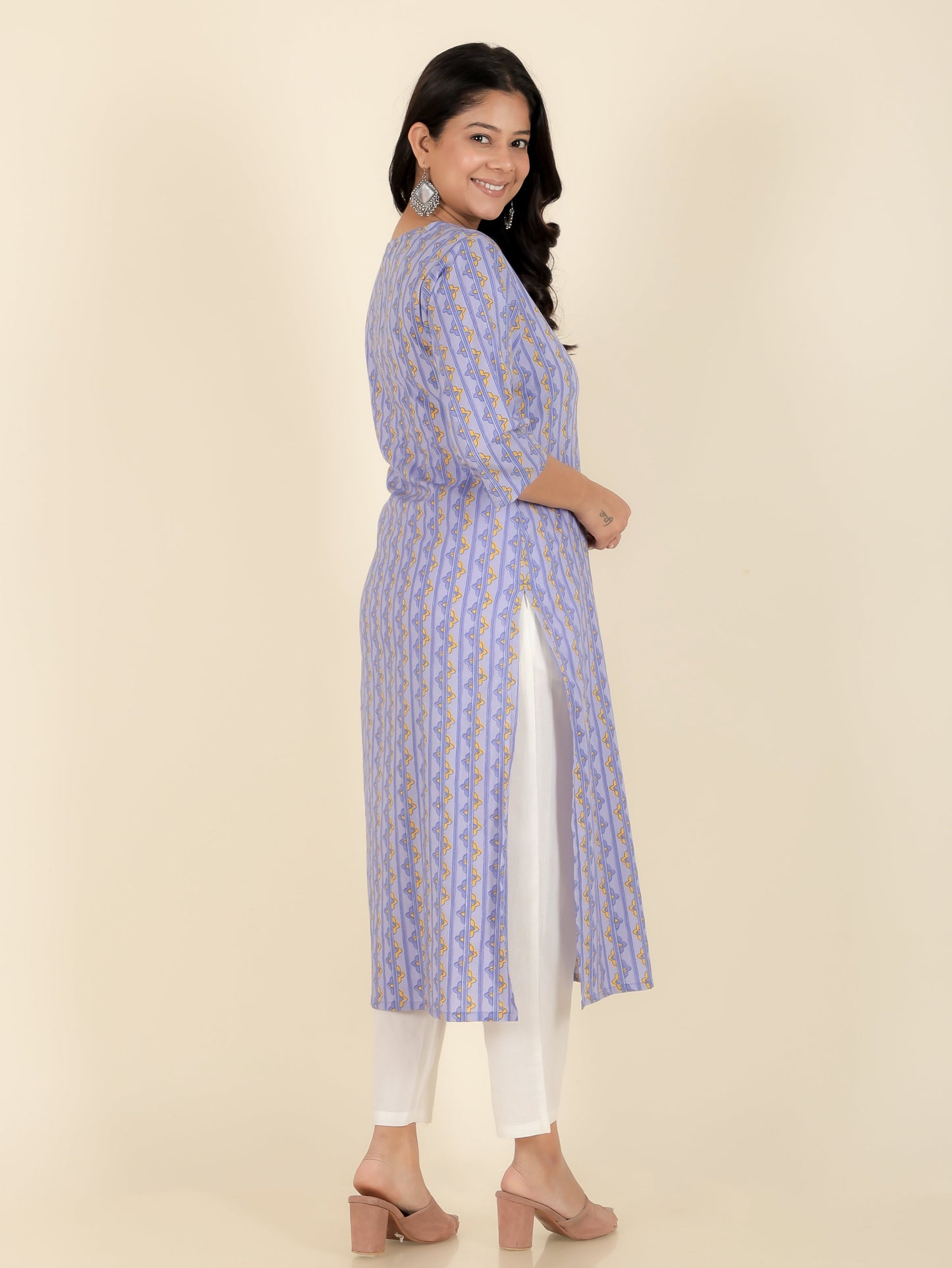 Soft Cotton Striped Kurta