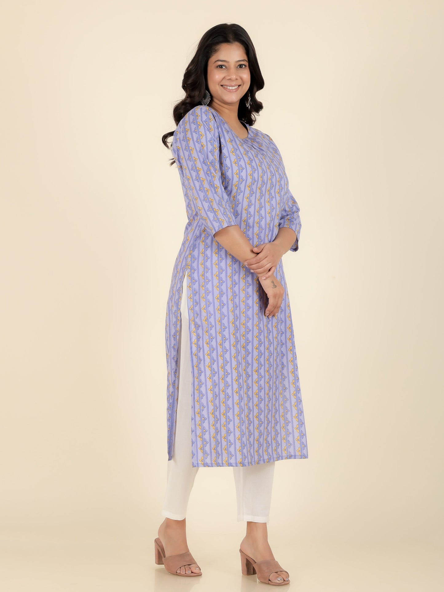 Soft Cotton Striped Kurta