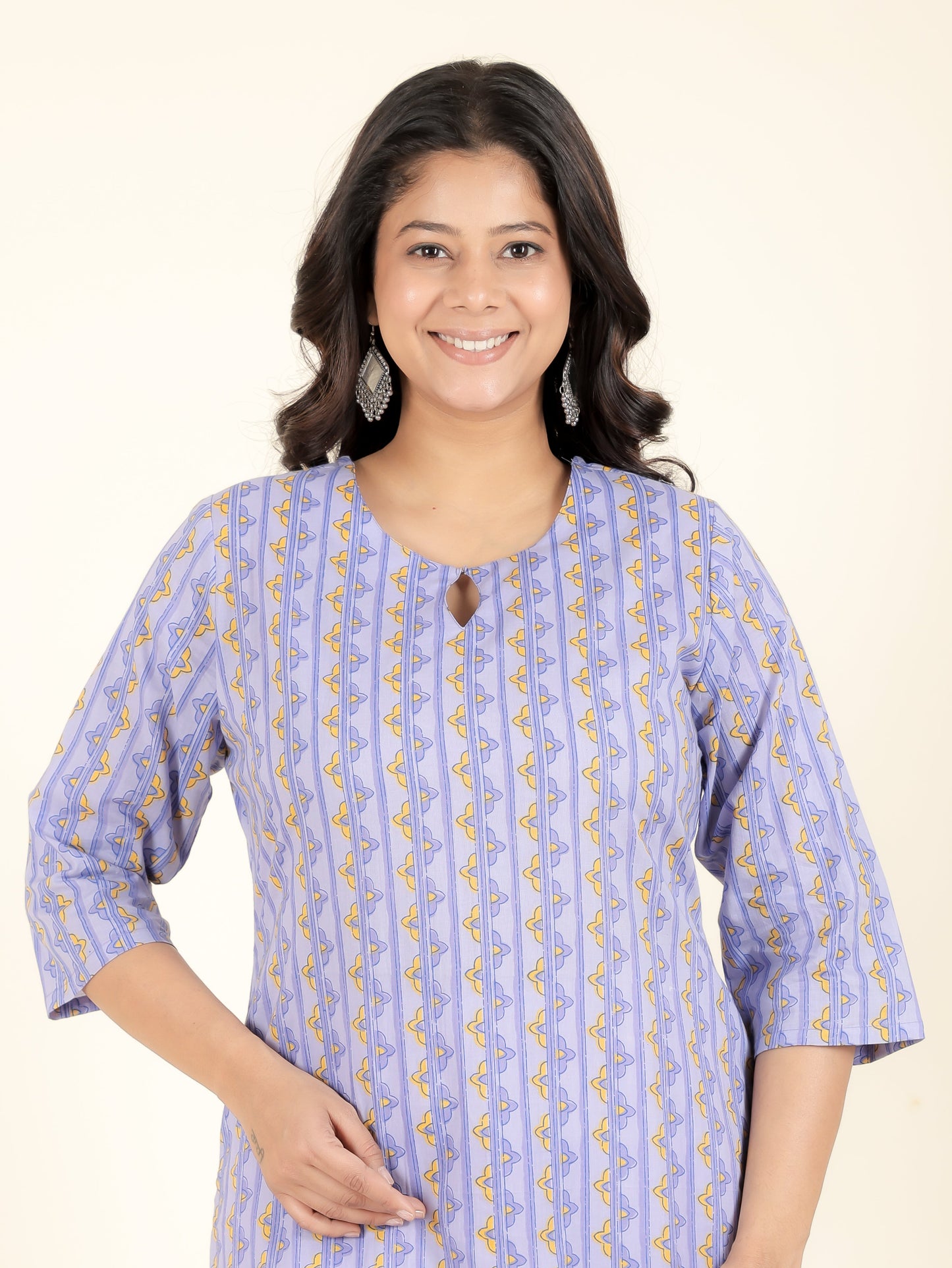 Soft Cotton Striped Kurta