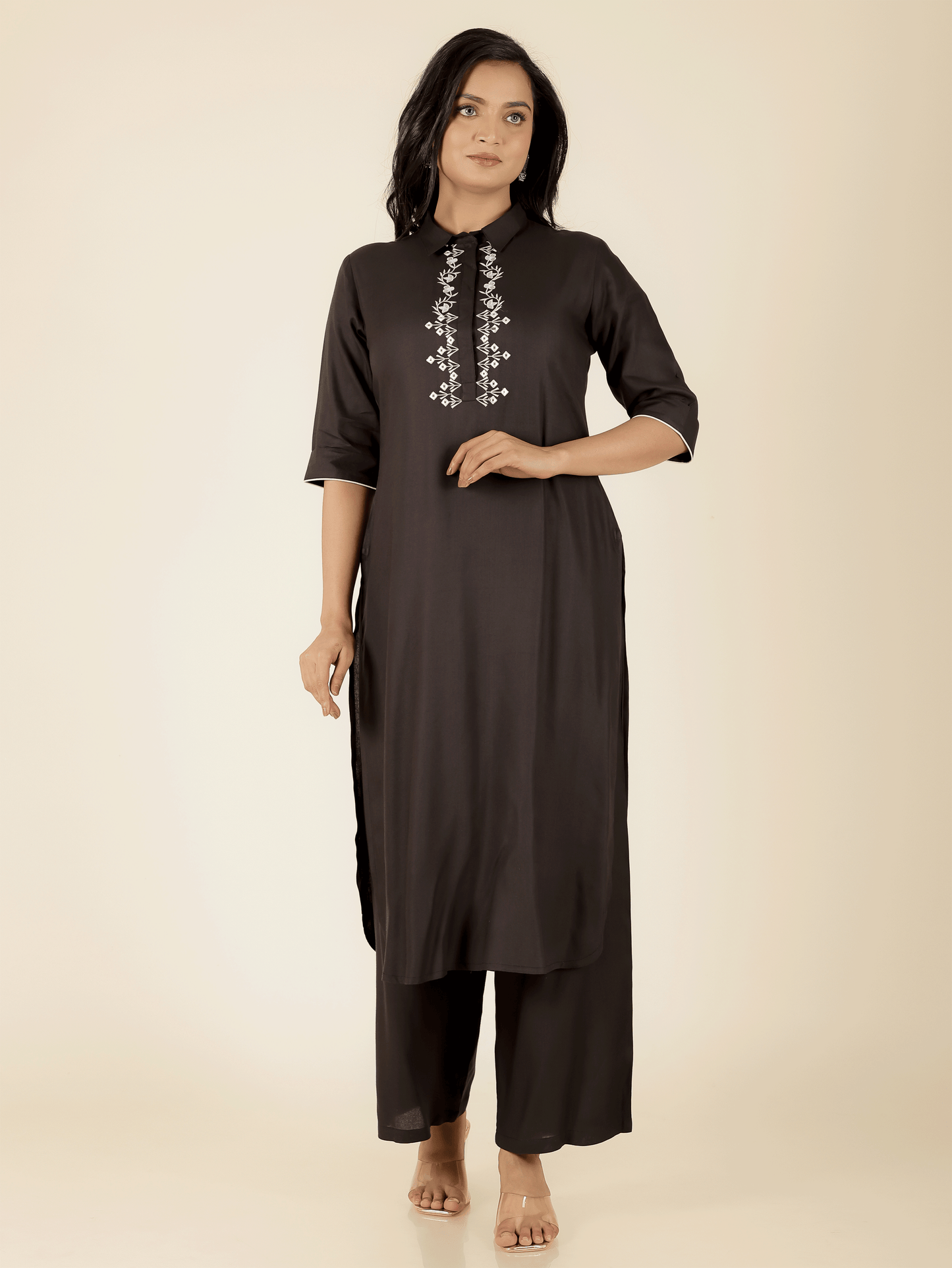 Rayon Solid Kurta